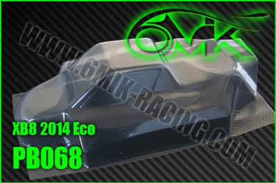 Carrosserie lexan pour Xray XB8-E 2014 (non-peinte) 6-MIK