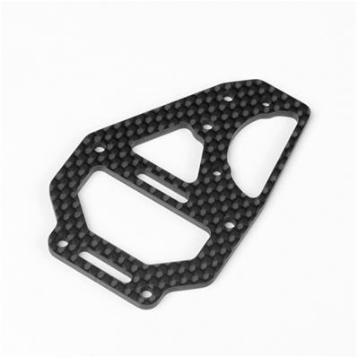 Center Diff Top Plate and Fan Mount (carbon fiber, EB/ET410) TEKNO-RC