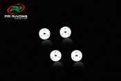 Pistons d'amortisseurs 12.8mm usinés 1.6mm x 3 trous (4) PR RACING