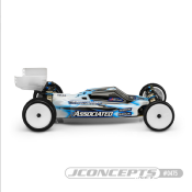 Carrosserie non-peinte F2 pour Associated B6.4/B6.4D avec aileron Carpet / Turf J-CONCEPTS