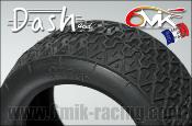 Pneus "DASH" avt. 1/10e 4wd SEUL (choix de gomme) 6MIK