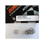 Rondelles acier 5x7x0.2mm (10) DONUTS RACING