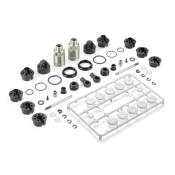 Set amortisseurs 30mm bouchons courts - 13mm (2) - XRAY