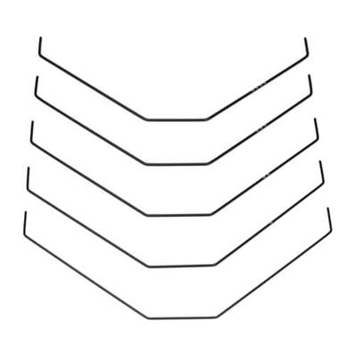 Kit barre-anti-roulis avants (1.5; 1.6; 1.7; 1.8 & 1.9mm) (EB410/ET410) TEKNO-RC