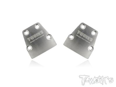 Sabot de protection de châssis inox pour Tekno-RC EB48.4 T-WORK'S