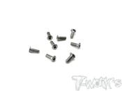 Vis titane 3x8mm têtes Low-profile (8) T-WORK'S