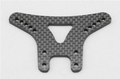 Support d'amortisseur avant carbone pour triangles plats YOKOMO