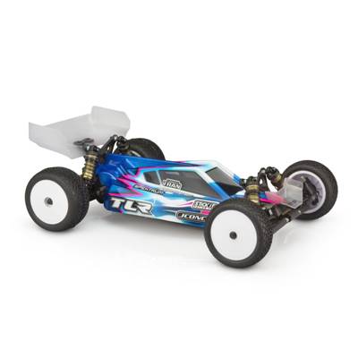 Carrosserie non-peinte Elite pour TLR 22 5.0 avec aileron J-CONCEPTS