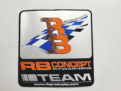 Sticker RB Concept 150x150 mm Aluminium RB