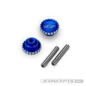 Molette de fixation BLEU et vis 4-40 de pouces pour RC10 et RC10T J-CONCEPTS