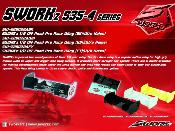 Aileron 1/8e Off Road Pro Race (non percé) - Jaune SWORKZ