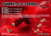 Hexagones de roues 12mm (+3mm) (2) SWORKZ