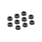 Rondelles alu noires 3x5x2.0mm (10) - XRAY