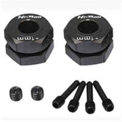 Hexagones de roues +1mm & visserie (2) HOBAO RACING