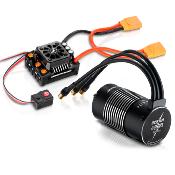 Combo vario Ezrun Max 8 (prises XT-90) + Moteur Ezrun SD4274 2200kv + Carte de Programmation HOBBYWING