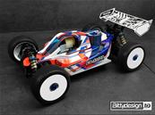 Carrosserie "Vision" non-peinte pré-découpée pour Associated RC8B3.1/B3.2 nitro BITTYDESIGN