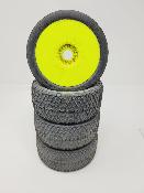 PNEUS DASH GOMME 9/22 MONTÉS SUR JANTES JAUNES (4) - 10% D'USURES 6-MIK