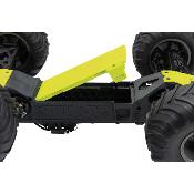 GORGON 4X2 MEGA 550 Brushed Monster Truck RTR avec batterie et chargeur, JAUNE - ARRMA