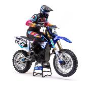 Moto RC 1/4 - Promoto-MX Club MX - BLEU - RTR SANS accu, ni chargeur LOSI